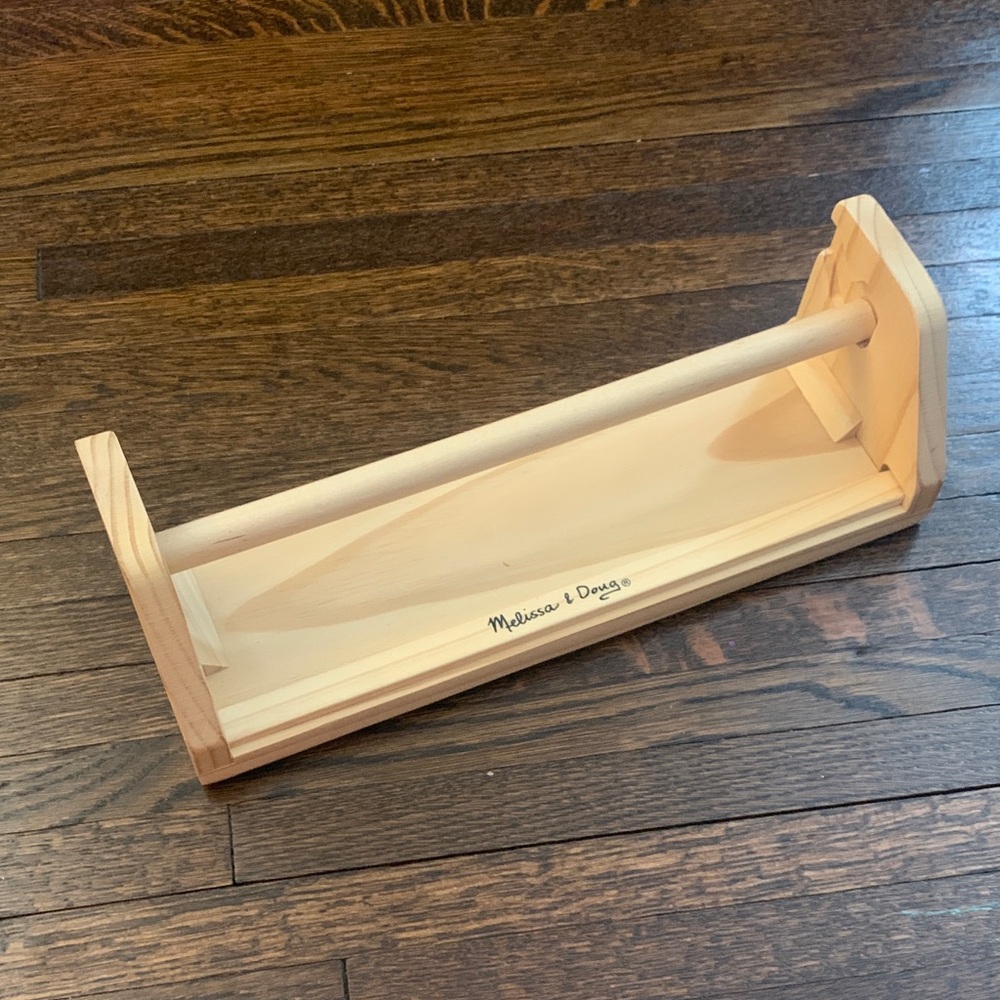 Melissa & Doug Natural Wood Paper Holder